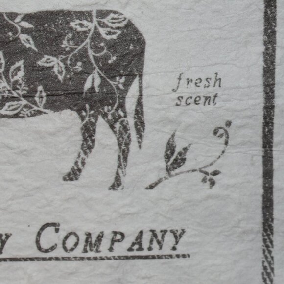 Country Farmhouse Linens Cow Laundry Tapestry Sign Decor - Picture 4 of 9